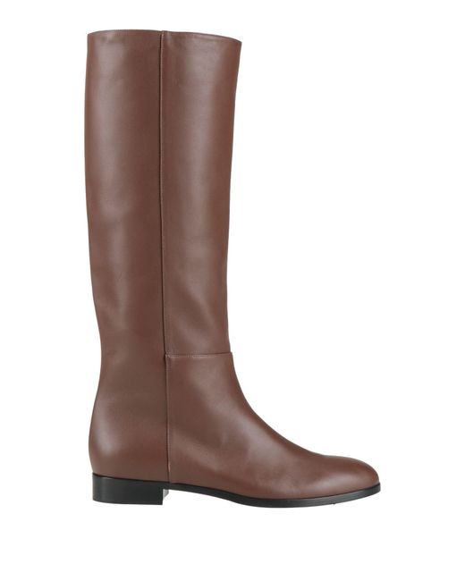 Sergio Rossi Brown Boot Leather