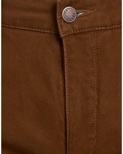 Bugatti Brown Pants Cotton, Elastane for men