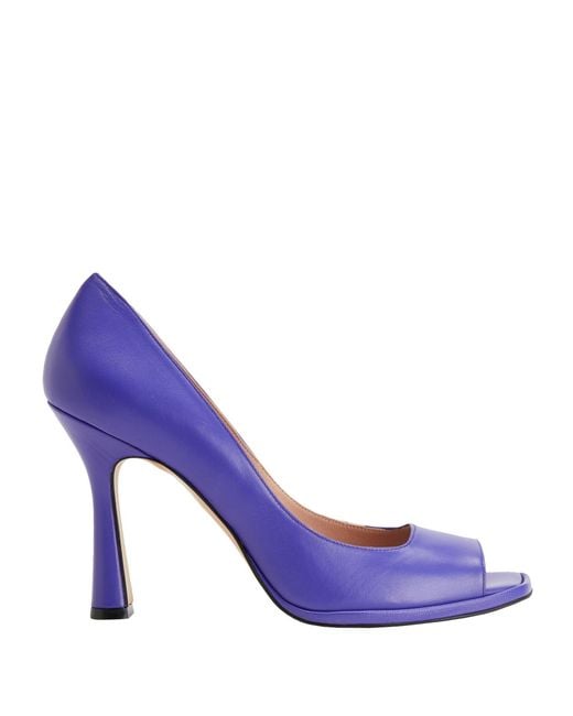 8 by YOOX Purple Pumps