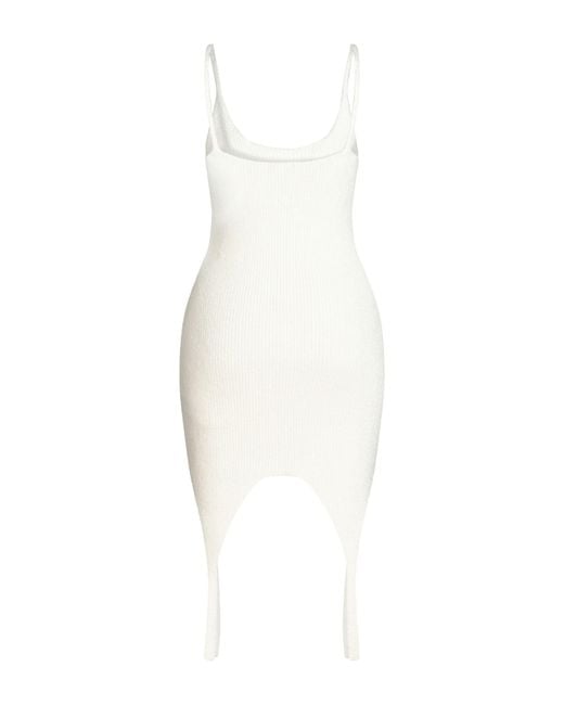 Balmain White Midi Dress