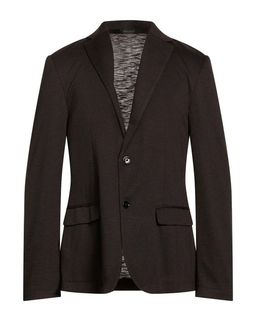 Daniele Alessandrini Black Blazer for men