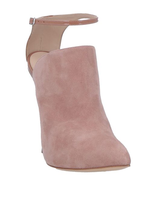 Casadei Pink Ankle Boots