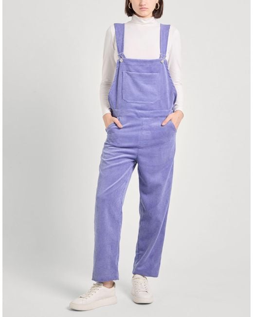 ViCOLO Purple Mauve Overalls Polyester, Nylon, Elastane