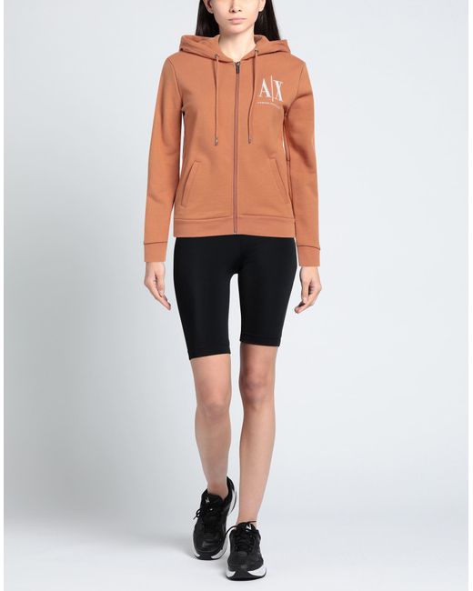 Armani exchange hoodie orange discount