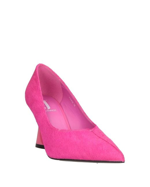 Jeannot Pink Fuchsia Pumps Leather