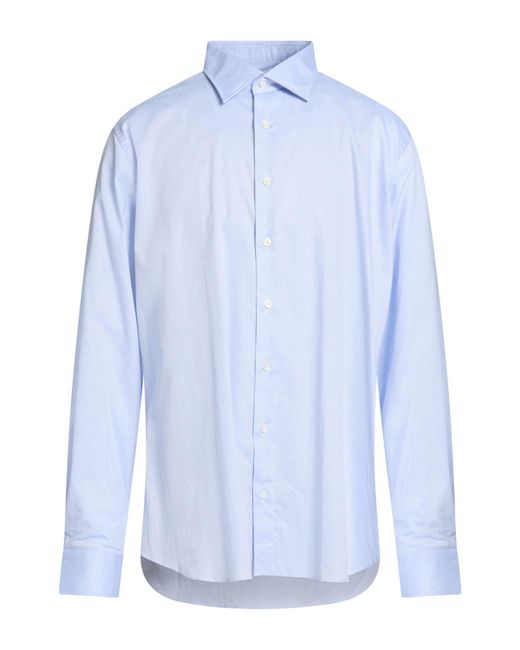 Tombolini Blue Shirt Cotton for men