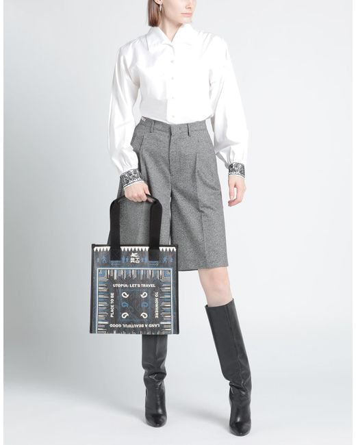 Etro Blue Handbag