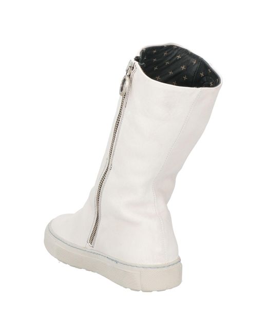 Fiorentini + Baker White Ankle Boots