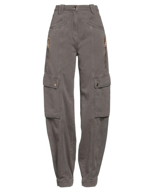 Pantalon en jean Elisabetta Franchi en coloris Gray