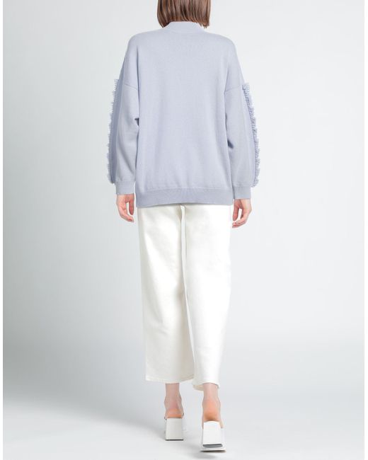 Barrie Blue Rollkragenpullover