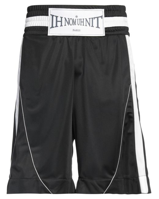 Ih Nom Uh Nit Black Shorts & Bermuda Shorts Polyester for men