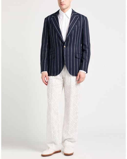 Brunello Cucinelli Blue Blazer for men