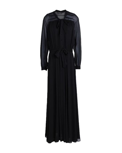 Robe longue Emporio Armani en coloris Black