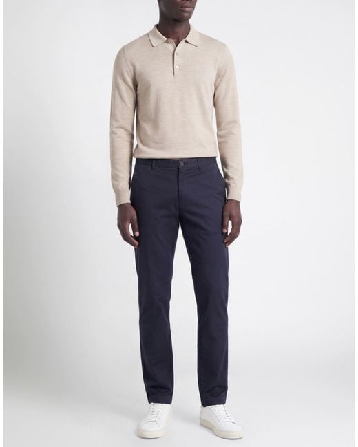 Theory Blue Midnight Pants Cotton, Elastane for men