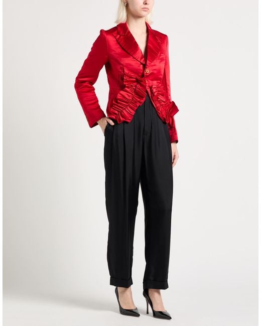 Comme des Garçons Red Blazer Polyester