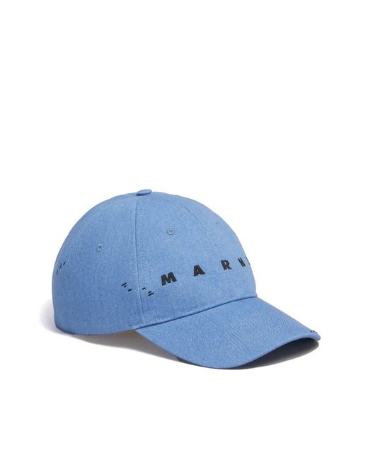 Sombrero Marni de hombre de color Blue