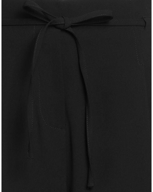 Alpha Studio Black Pants Polyester, Elastane