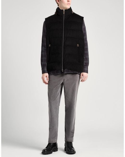 Herno Black Vests for men