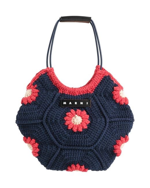 Marni Blue Midnight Handbag Cotton