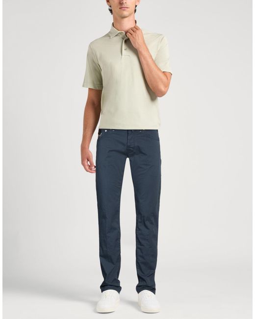 Jacob Cohen Blue Midnight Pants Pima Cotton, Lycra for men