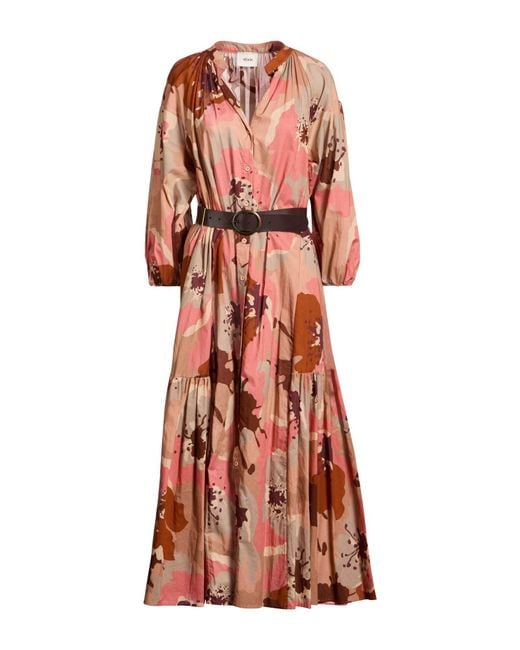 Dixie Red Maxi Dress Cotton