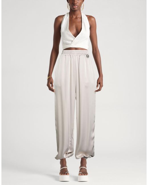Gaelle Paris White Pants Polyester