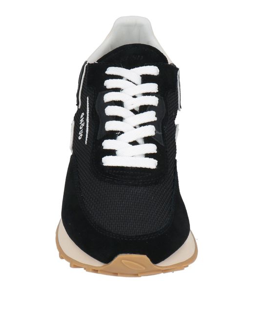 GHOUD VENICE Black Sneakers Leather, Textile Fibers for men