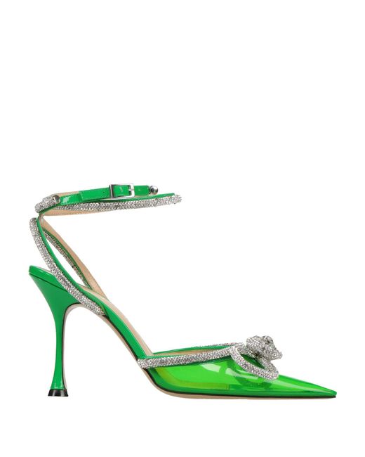 Mach & Mach Green Pumps Leather, Pvc