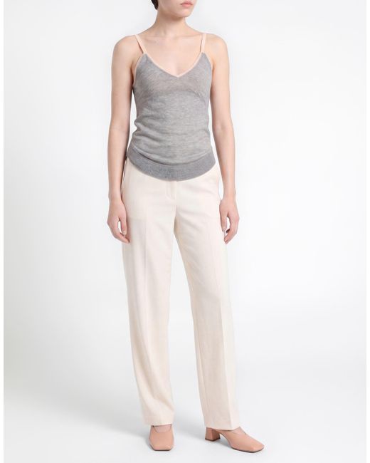 N°21 Gray Top Polyamide, Alpaca Wool, Wool
