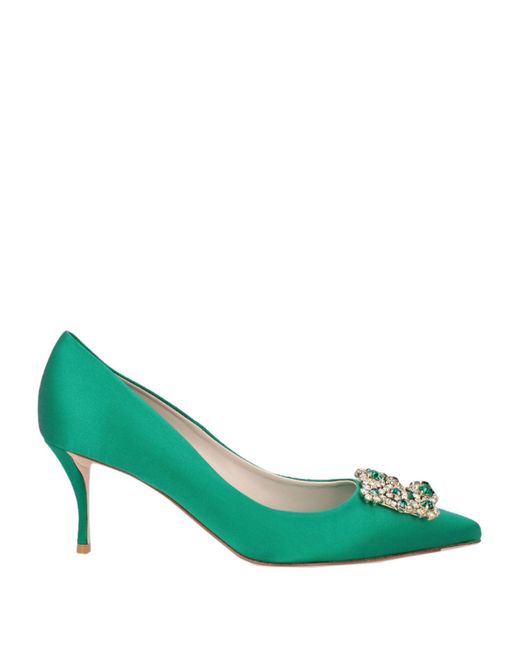 Roger Vivier Green Pumps