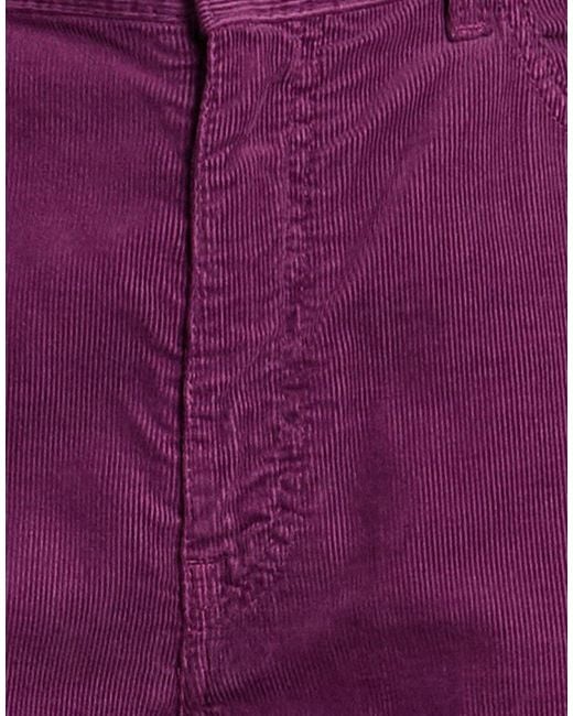 Jucca Purple Pants Cotton, Lyocell, Elastane