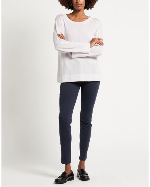 Alpha Studio White Jumper