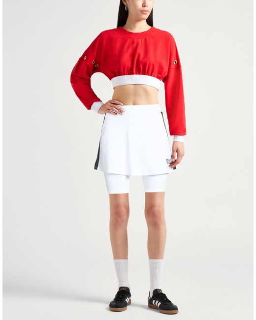 EA7 White Mini Skirts