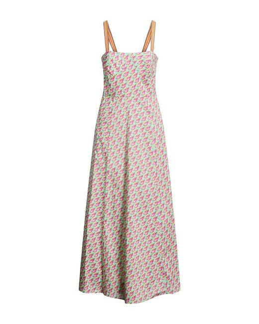 Maliparmi Blue Maxi Dress Cotton