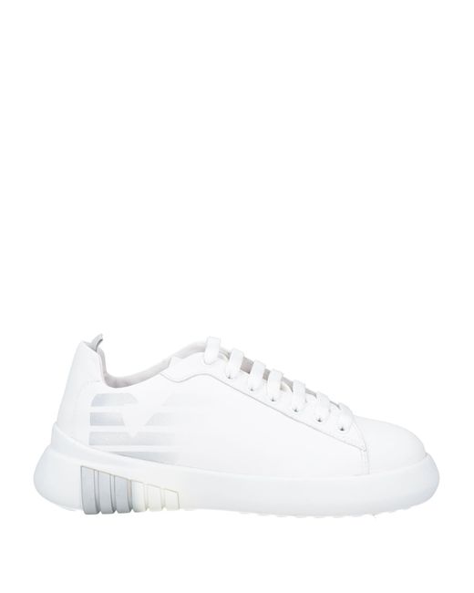 Emporio Armani White Sneakers Leather