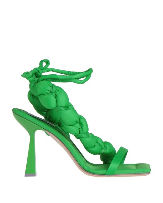 Sebastian Milano Green Sandals