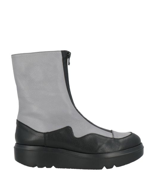 Wonders Gray Ankle Boots