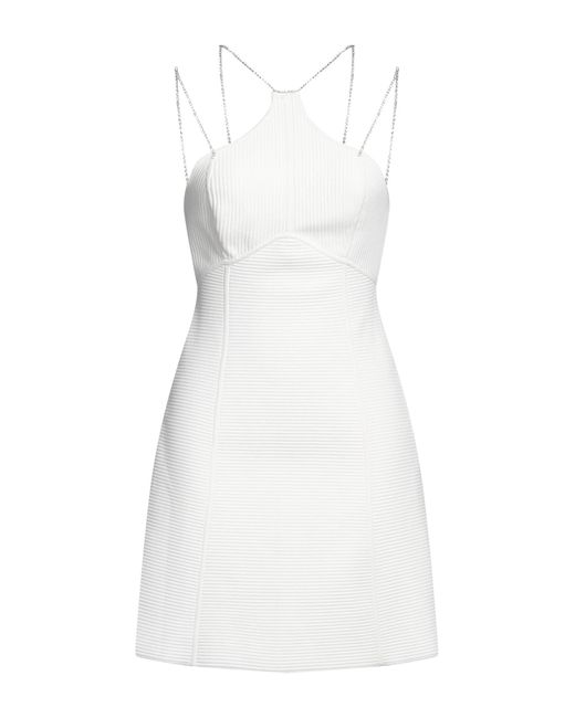 Hervé Léger White Mini Dress