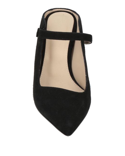 Theory Black Mules & Clogs Leather