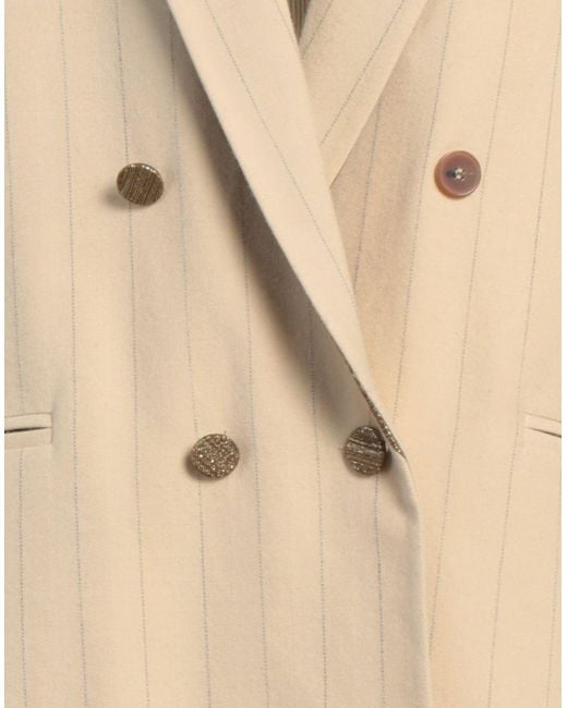 Alysi Natural Chocolat Blazer Cotton, Virgin Wool, Viscose, Acetate, Synthetic Fibers