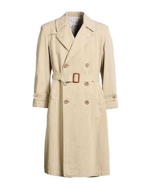 Maison Margiela Natural Overcoat & Trench Coat for men