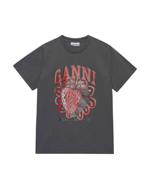 Camiseta Ganni de color Gray