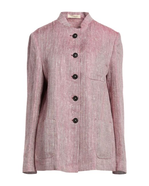 Massimo Alba Pink Jacket Linen, Silk