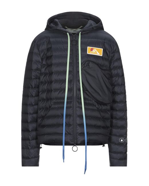 Off-White c/o Virgil Abloh Blue Down Jacket for men