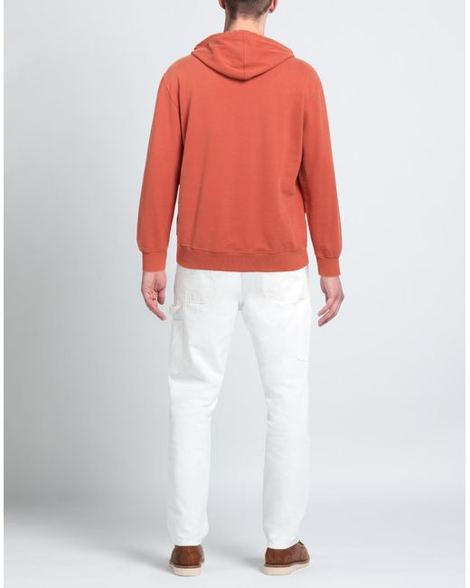 Brunello Cucinelli Orange Sweatshirt for men