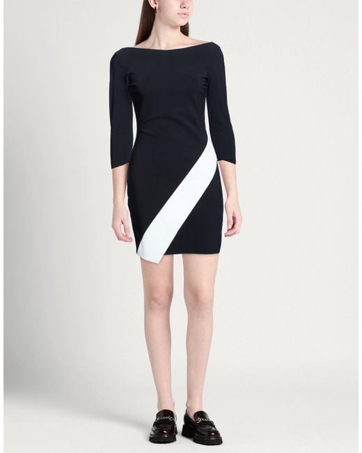 La Petite Robe Di Chiara Boni Blue Mini Dress Polyamide, Elastane