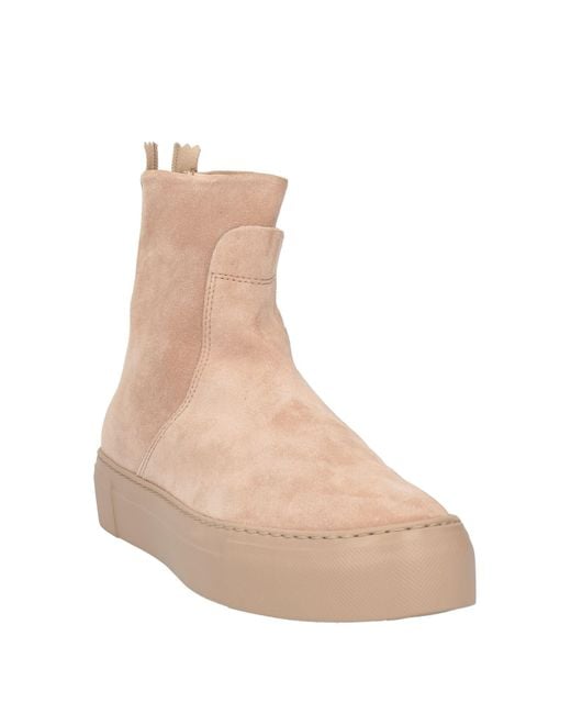 Agl Attilio Giusti Leombruni Natural Blush Ankle Boots Leather