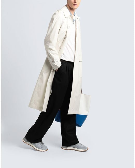 Lardini White Overcoat & Trench Coat for men