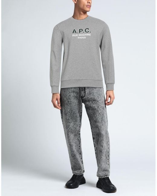 A.P.C. Gray Sweatshirt for men