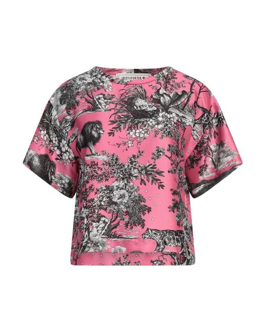 Shirtaporter Pink Top Polyester